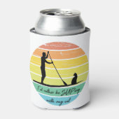I'd Rather Be SUPing With My Cat SUP Dosenkühler (Kanne Vorderseite)