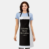 Id rather marry Mr Collins apron Schürze (Getragen)