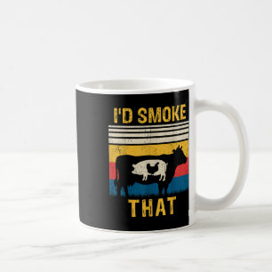 Id rauchen diese lustige Grillen Barbeque Smoker G Kaffeetasse