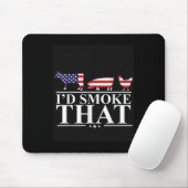 Id rauke, dass Fleisch Pitmaster Grill gift lustig Mousepad (Mit Mouse)