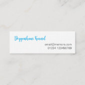 ID Series Great Dane Mini Visitenkarte (Rückseite)