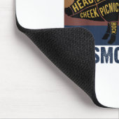 Id Smoke jenes Funny Barbecue Pig _1 Mousepad (Ecke)