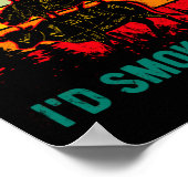 I'd smoke that Beef Pork Chicken Butcher Grilling Poster (Ecke)