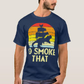 Id Smoke That Chicken Pork Beef Tre Retro Bbq T-Shirt (Vorderseite)