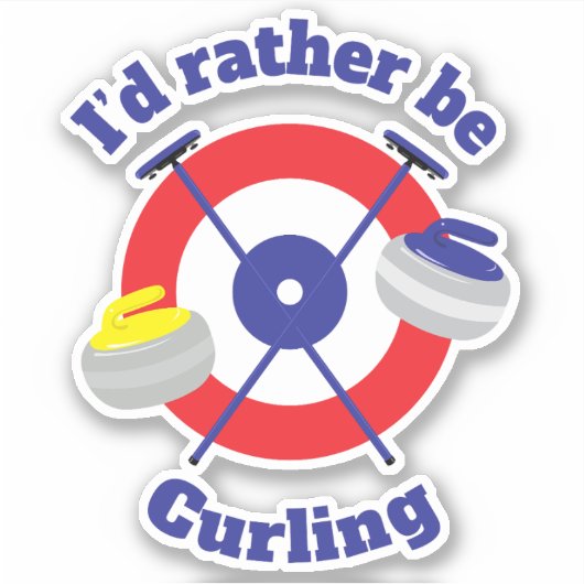 Id statt Curling Aufkleber (Vorderseite)