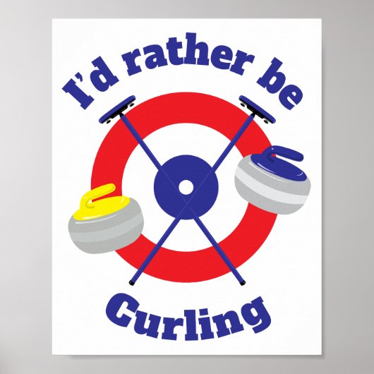 Id statt Curling Poster (Vorne)