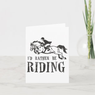 Id statt Reiten Reitausstellung Jumping Karte