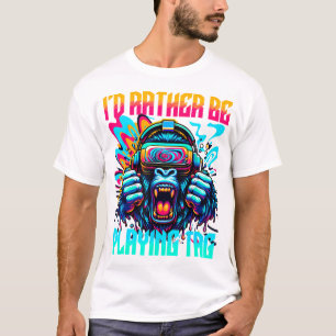 ID statt Tag Gorilla spielen T-Shirt