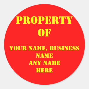 ID-STICKER RUNDER AUFKLEBER