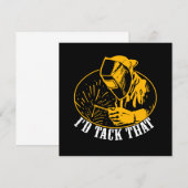 ID Tack That Welder Welding Einladung (Vorne/Hinten)