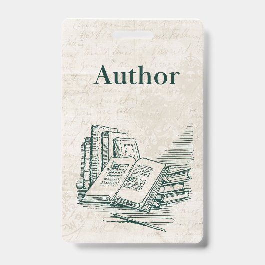 ID-Tag des Autors Ausweis (Vorderseite)