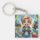 ID-Tag des Kindes Schlüsselanhänger (Vorderseite)