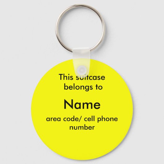 ID-Tag Schlüsselanhänger (Vorderseite)