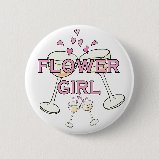 ID-Taste für Blumenmädchen Button (Vorderseite)
