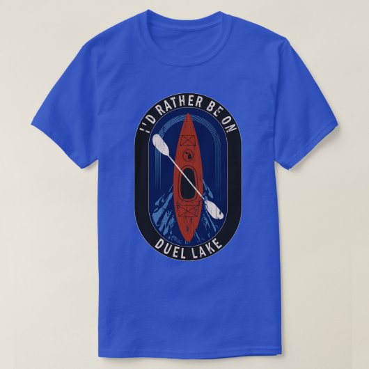 Id vielmehr Kayaking am Duelsee in MI T-Shirt (Design vorne)