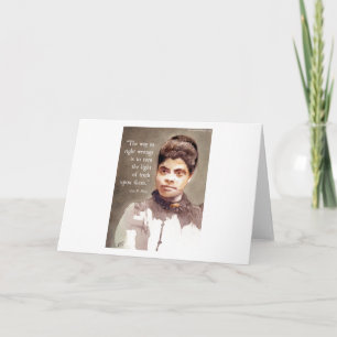 Ida B Brunnen und Zitat "Wahrheit" Karte