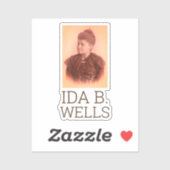 Ida B. Wells Aufkleber (Blatt)