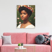 Ida B Wells Floral Art Tribute Leinwanddruck (Insitu (Wohnzimmer))
