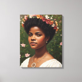 Ida B Wells Floral Art Tribute Leinwanddruck