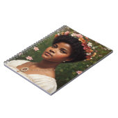 Ida B Wells Floral Art Tribute Notizblock (Linke Seite)