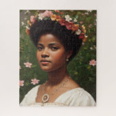 Ida B Wells Floral Art Tribute Puzzle (Vertikal)