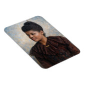 Ida B Wells Gemälde in Farbe Magnet (Rechte Seite)