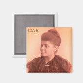 Ida B. Wells Magnet (Vorderseite/Rückseite)
