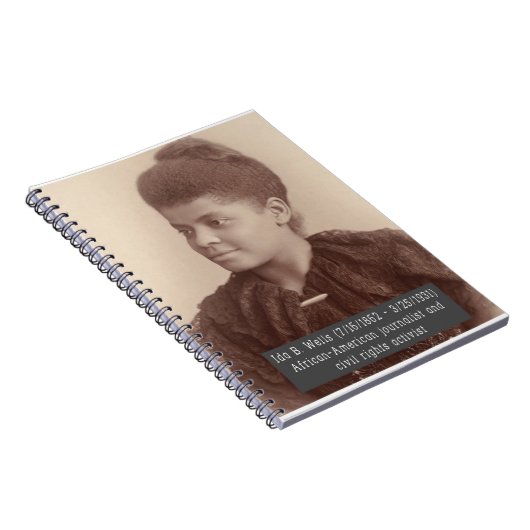 IDA B. Wells Notebook Notizblock (Rechte Seite)