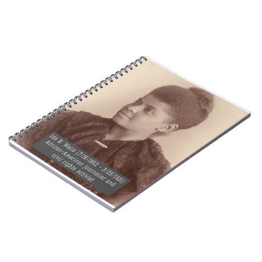 IDA B. Wells Notebook Notizblock (Linke Seite)