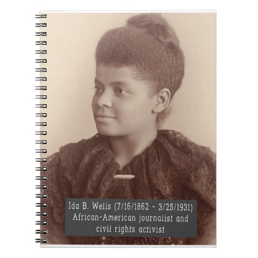 IDA B. Wells Notebook Notizblock (Vorderseite)