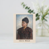 Ida B Wells Portrait Painting Postkarte (Stehend Vorderseite)
