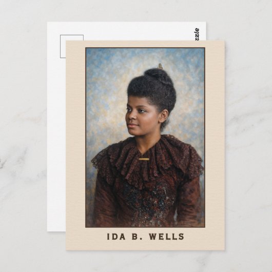 Ida B Wells Portrait Painting Postkarte (Vorne/Hinten)