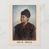 Ida B Wells Portrait Painting Postkarte (Vorderseite)