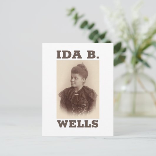 Ida B. Wells Postkarte (Stehend Vorderseite)