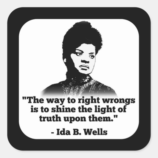 Ida B. Wells Sticker (Vorderseite)