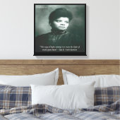 Ida B Wells Suche Wahrheit Canvas Print Leinwanddruck (Insitu (Schlafzimmer))