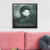 Ida B Wells Suche Wahrheit Canvas Print Leinwanddruck (Insitu (Wohnzimmer))