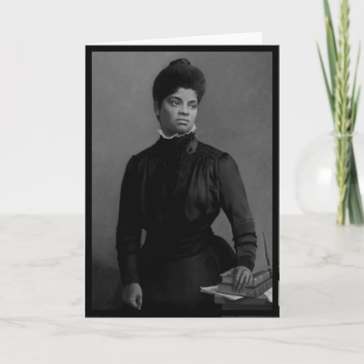 Ida B. Wells Suffrage and Zivil Rights Leader Karte (Vorderseite)