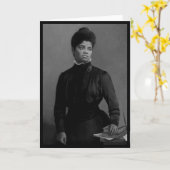 Ida B. Wells Suffrage and Zivil Rights Leader Karte (Gelbe Blume)