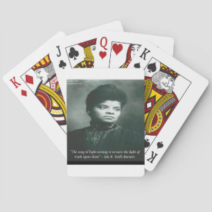 Ida B Wells & Truth Zitat Spielkarten