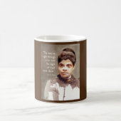 Ida B Wells und Zitat "Wahrheit" Kaffeetasse (Mittel)