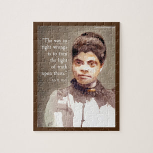 Ida B Wells und Zitat "Wahrheit" Puzzle