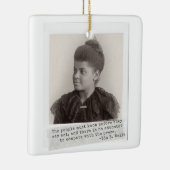 Ida B. Wells Zitat - Große schwarze Frauen in der Keramikornament (Rechts)