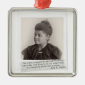 Ida B. Wells Zitat - Große schwarze Frauen in der Ornament Aus Metall (Vorne)