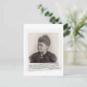 Ida B. Wells Zitat - Große schwarze Frauen in der Postkarte (Stehend Vorderseite)