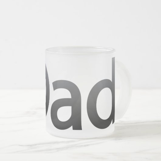 iDad Kaffee-Tasse Mattglastasse (VorderseiteRechts)