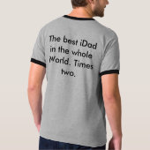 iDad setzt Zeit zwei fest T-Shirt (Rückseite)