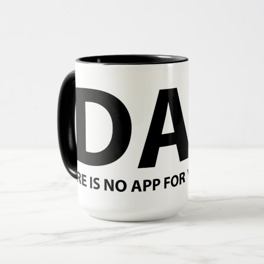 "iDAD" Tasse (Vorderseite Links)