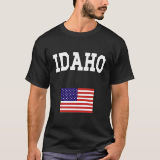 Idaho 4. Juli USA Flaggenamerikaner T-Shirt