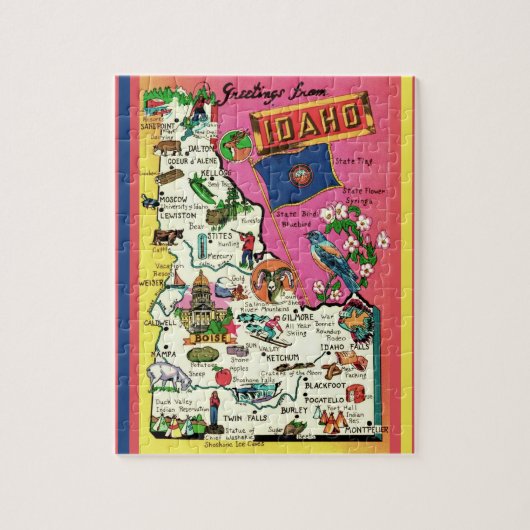 Idaho 8 x 10 Jigsaw Puzzle (Vertikal)